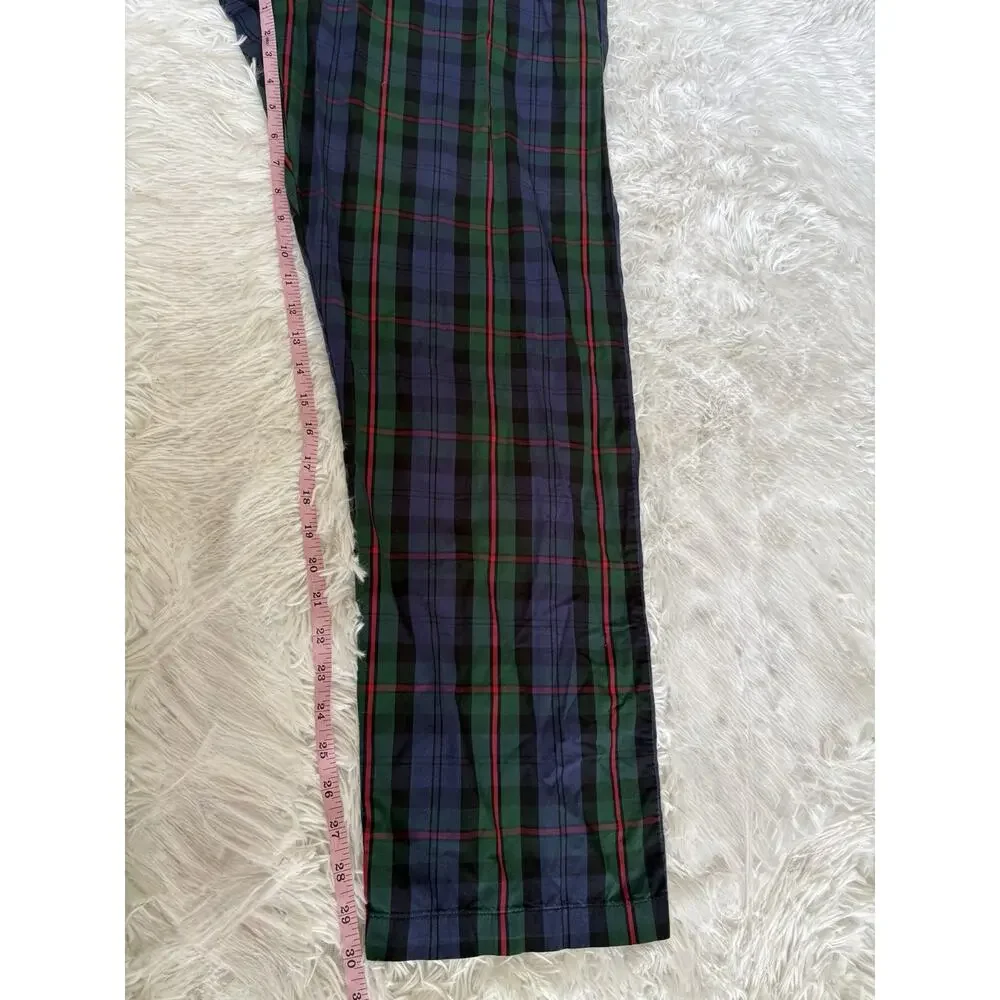Polo Ralph Lauren Men’s L Classic Plaid Pj Bottoms. Lightweight, Grt. Quality